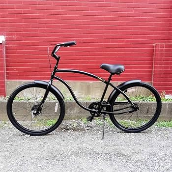 Amazon | 自転車 RAINBOW 26TYPE-X CRUISER マットブラック×ブラック