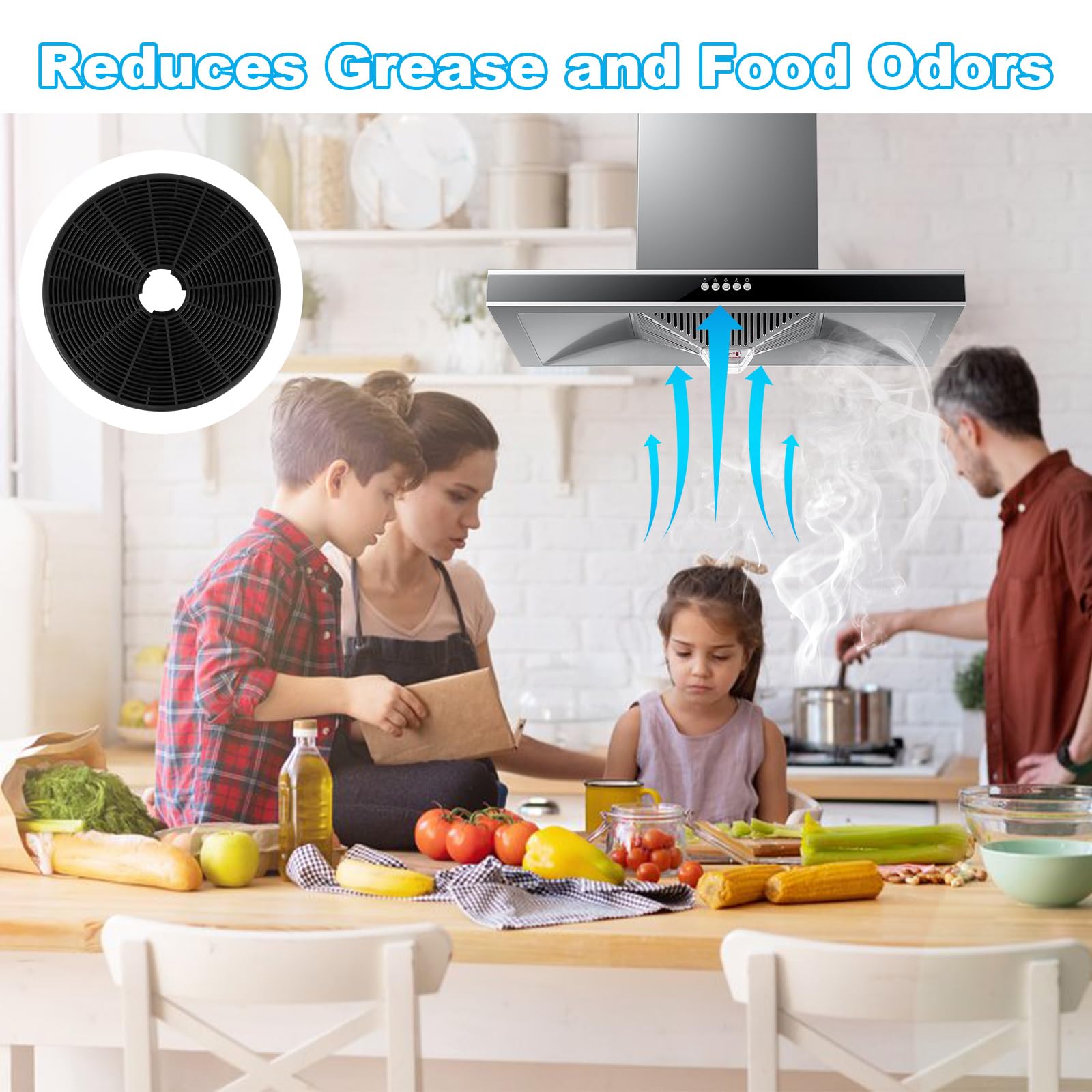 KLARSTEIN Filtro A Carboni Attivi Per Cappa Aspirante Mariana - 20x2x17 Cm, Ricambio Per Aria Pulita - Foto 13