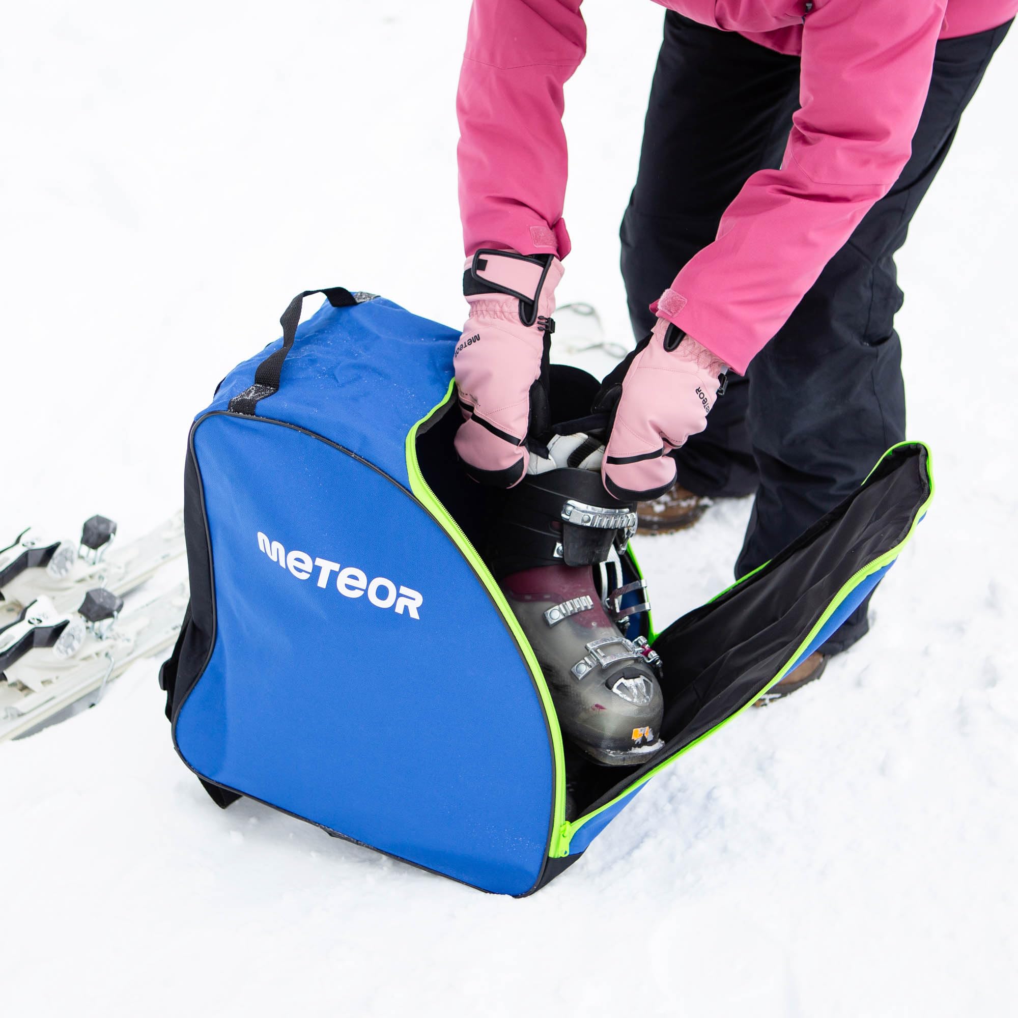 meteor Borsa Scarpe - Sci Snowboard - Sacca Scarponi Skate Pattini - Bag Casco Occhiali Guanti