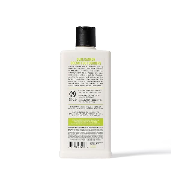 Duke Cannon Superior Grade Scalp Care Shampoo & Conditioner Bundle, 2-Pack, 14 oz Each Deep Cleansing, Scalp Soothing, Sulfate-Free, Moisturizing Hair Care for Men