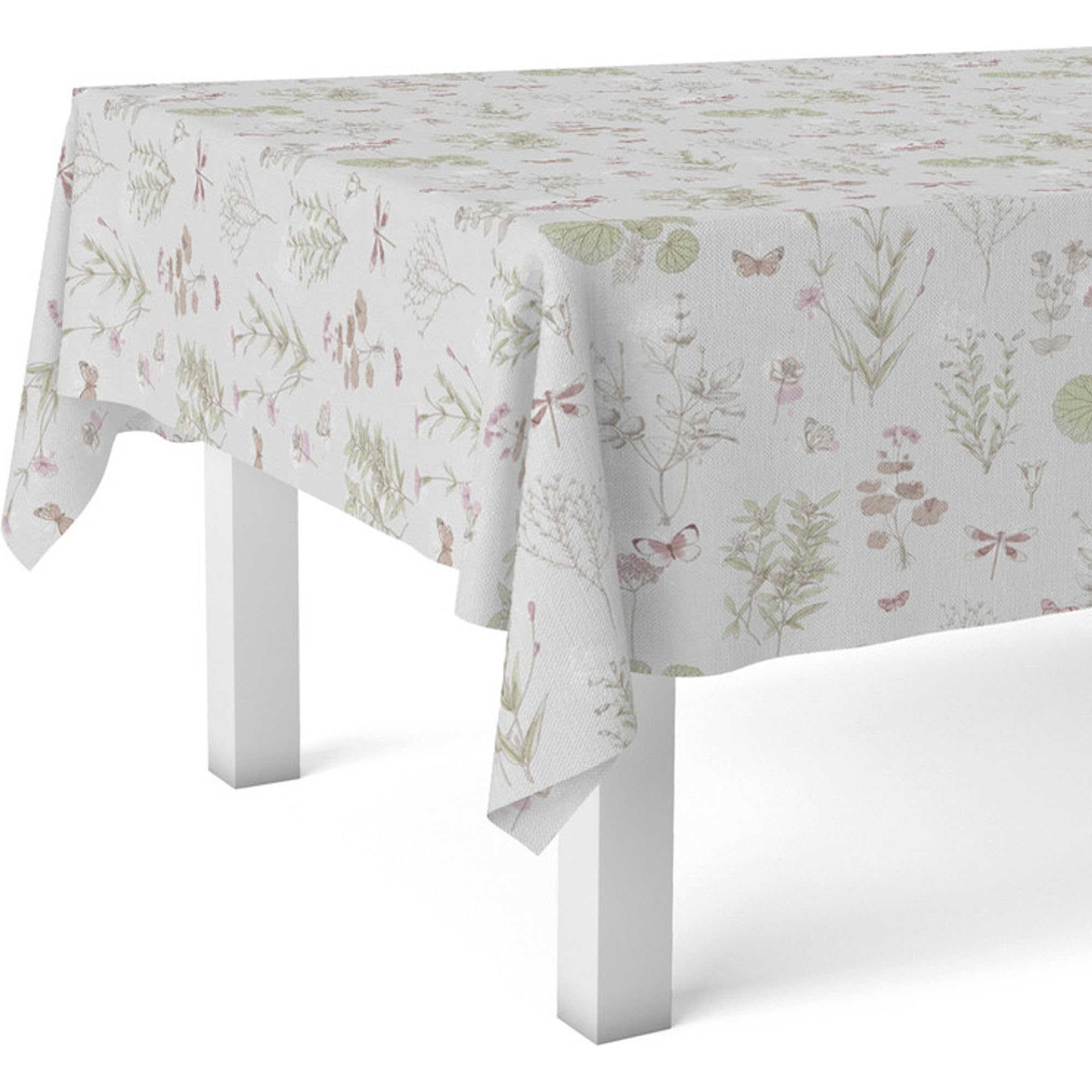 Nappe en toile cirée anti-taches et imperméable rectangulaire 220x140