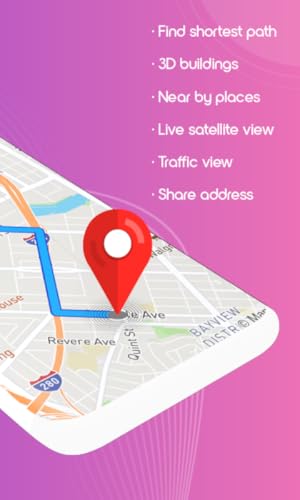 GPS Navegação E Endereços Mapa
