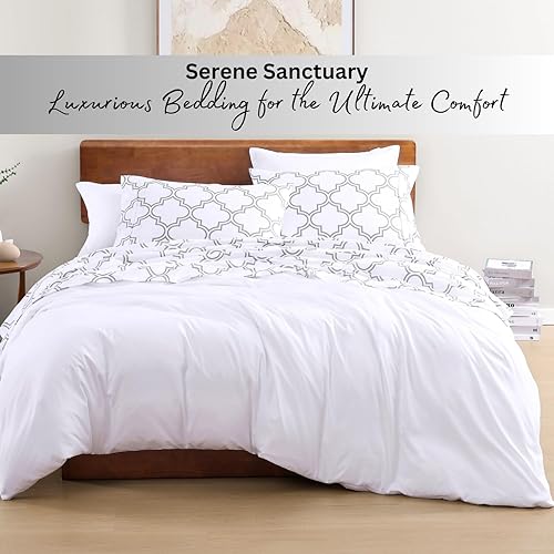 Miniatura 7 de LANE LINEN - Juego de sábanas de 4 piezas 100 % algodón orgánico percal puro King, ropa de cama suave transpirable para colchones de hasta 15