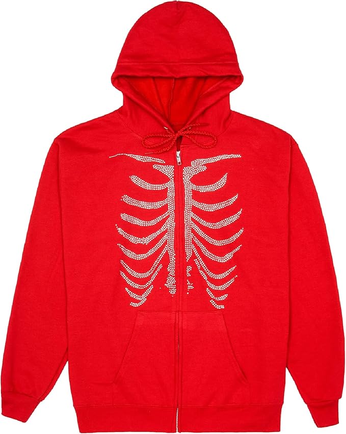 skeleton body moletom com capuz