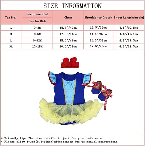 Miniatura 6 de REXREII Disfraces de Halloween para bebé, disfraz de princesa de cumpleaños, vestido tutú, fiesta de Navidad, trajes elegantes con diadema y zapatos