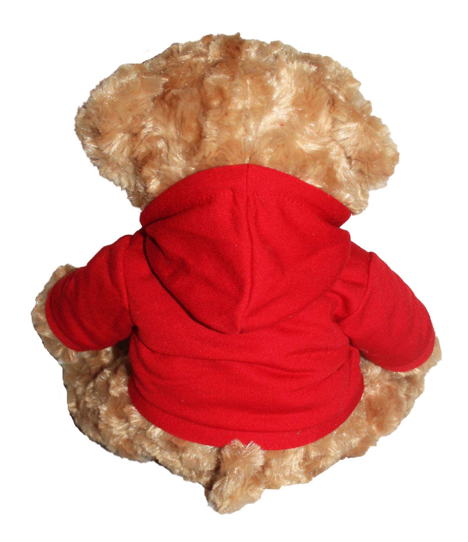 Mascot Factory Cornell Big Red Teddy Bear with Red Hoodie