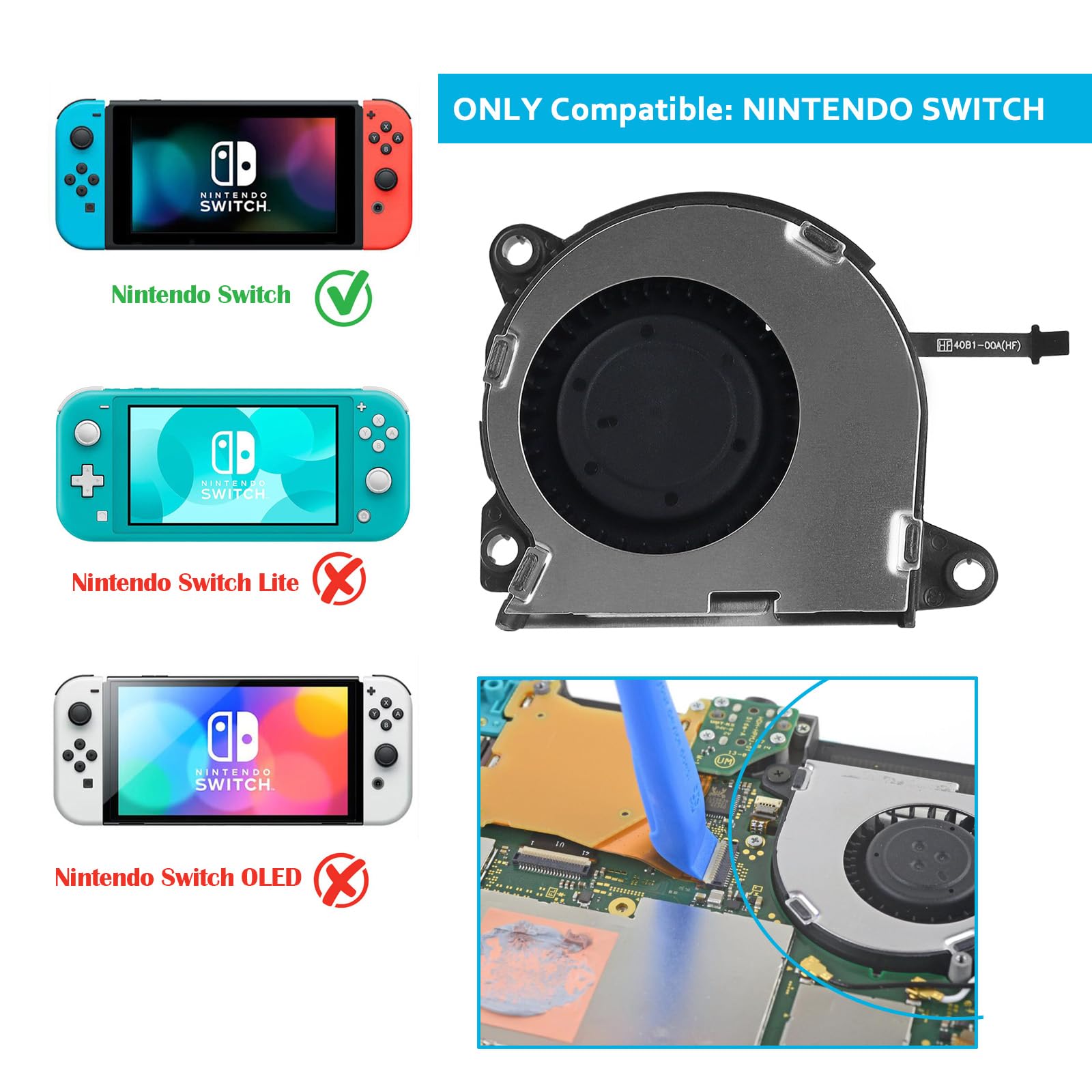 Amazon.com: Replacement Internal Cooling Fan Cooler for NS