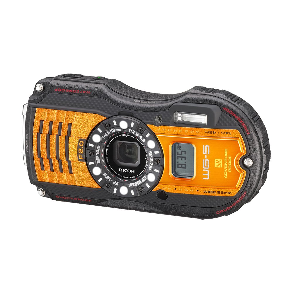 Amazon | RICOH 防水デジタルカメラ WG-5GPS オレンジ 防水14m耐  
