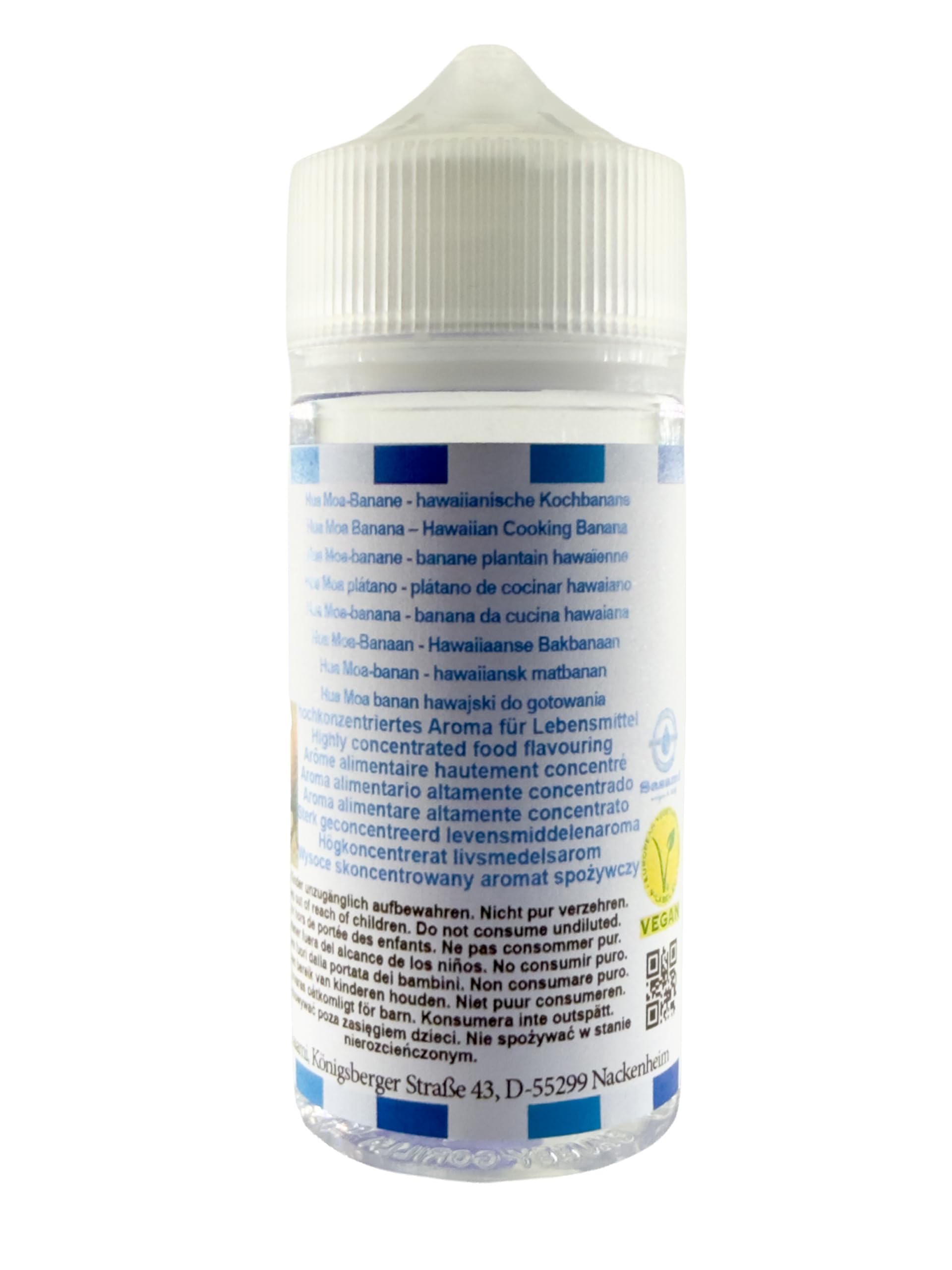 Hua Moa-Banane - hawaiianische Kochbanane Aroma Konzentrat - Vegan - Sasami - 100ml
