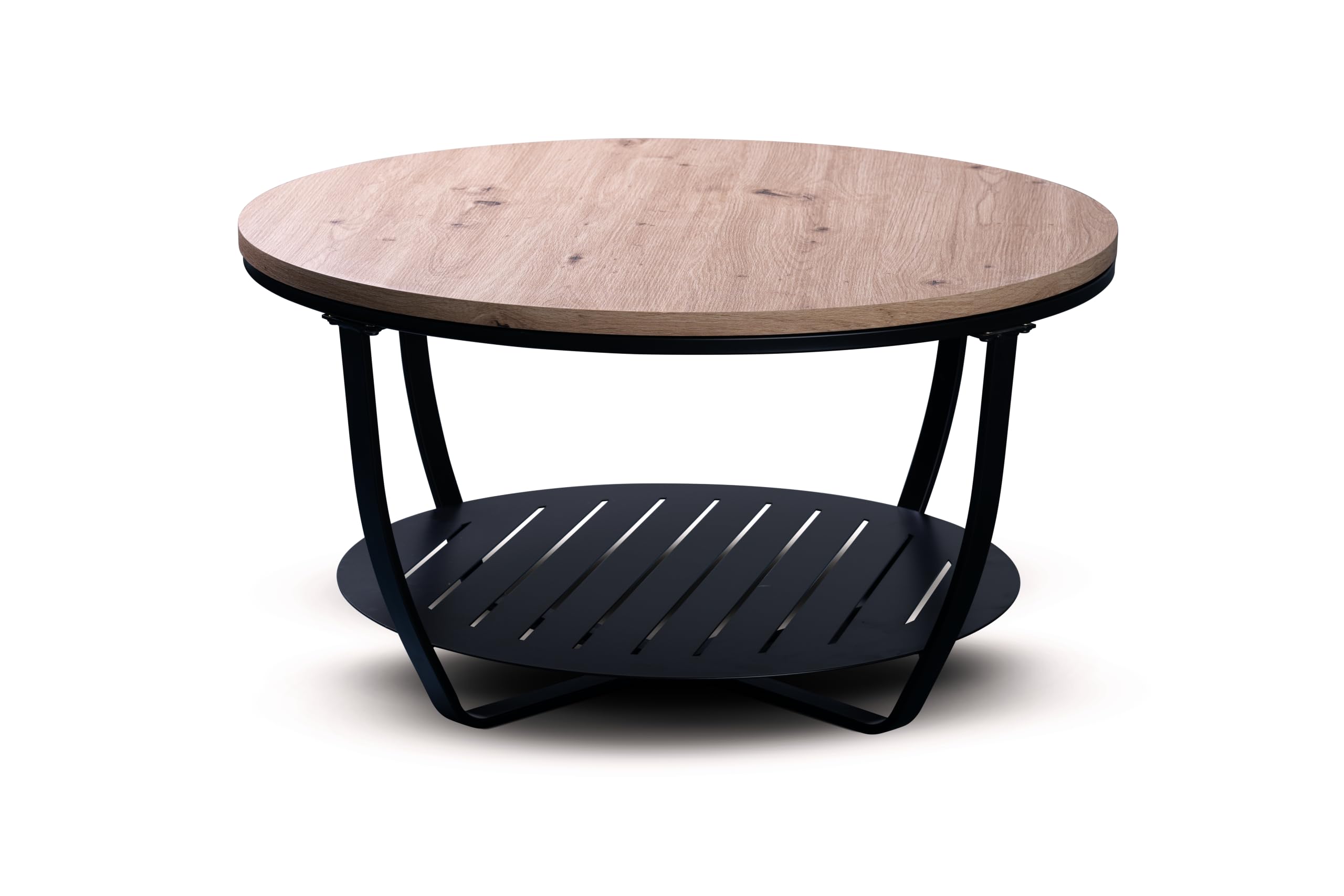 M2 Kollektion Couchtisch Palermo in schwarz, B/H/T = 80x43x80cm