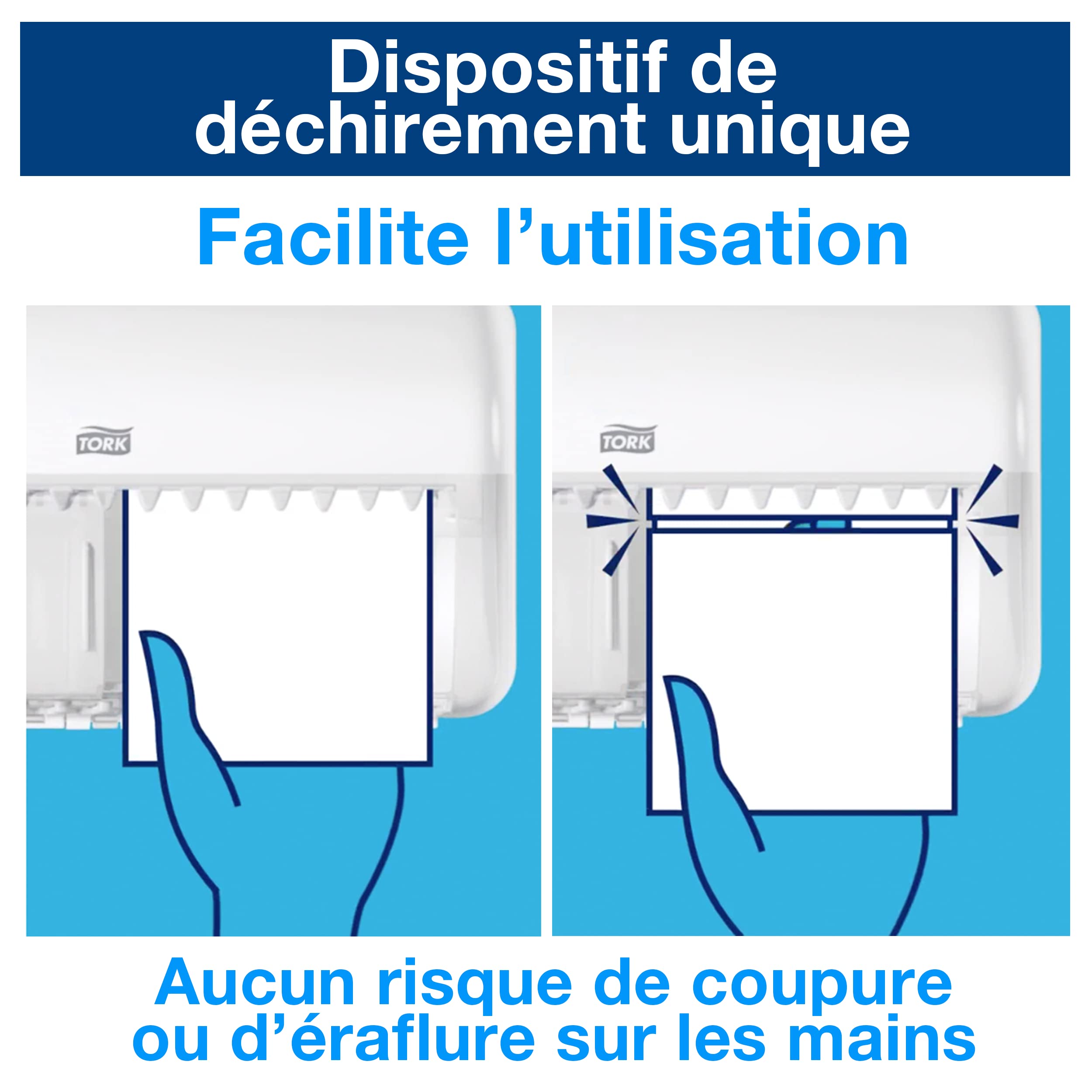 Tork Distributeur murale pour Papier Toilette Rouleau noir T4, compact, gamme Elevation, 557008