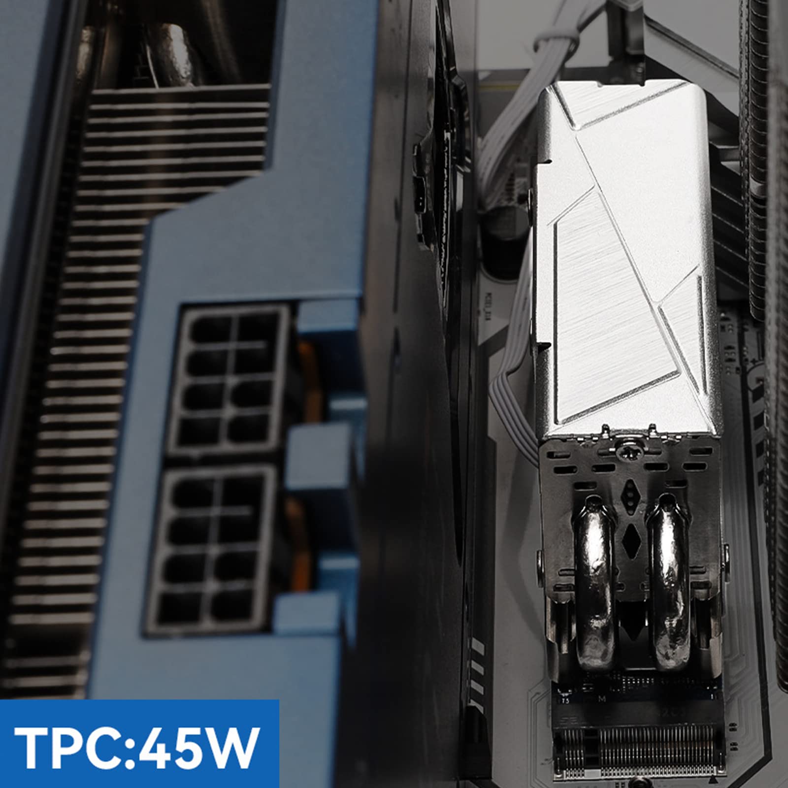 M2 2280 SSD Kühlkörper HR-10 2280 Lüfter Kühlkörperweste Lüfter 3500-6000 U/min Hochgeschwindigkeits Laufwerkskühler Laufwerkskühler