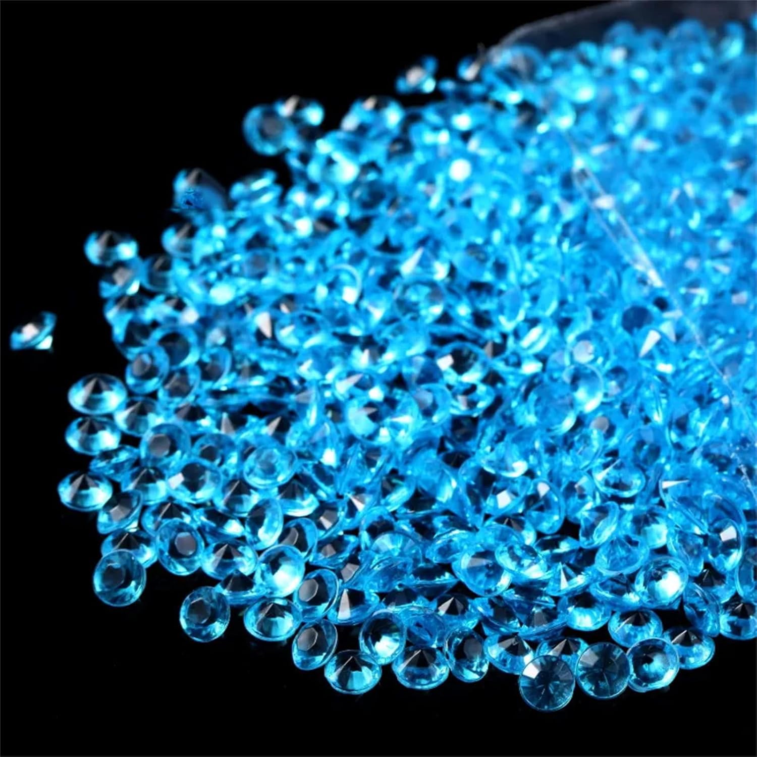 500 Pcs 8Mm Wedding Table Crystals Scatter Acrylic Diamond Confetti For Wedding Party Favor Decoration AB Color