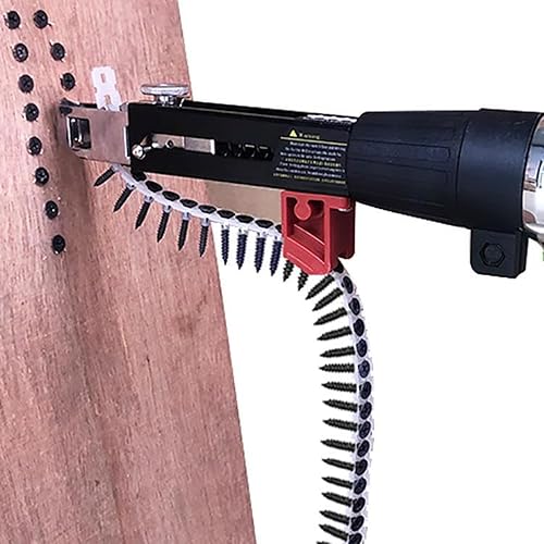 Miniatura 6 de Pistolas de tornillo de alimentación automática, pistolas de tornillo con cadena, adaptador de pistolas de clavos, taladro eléctrico automático,