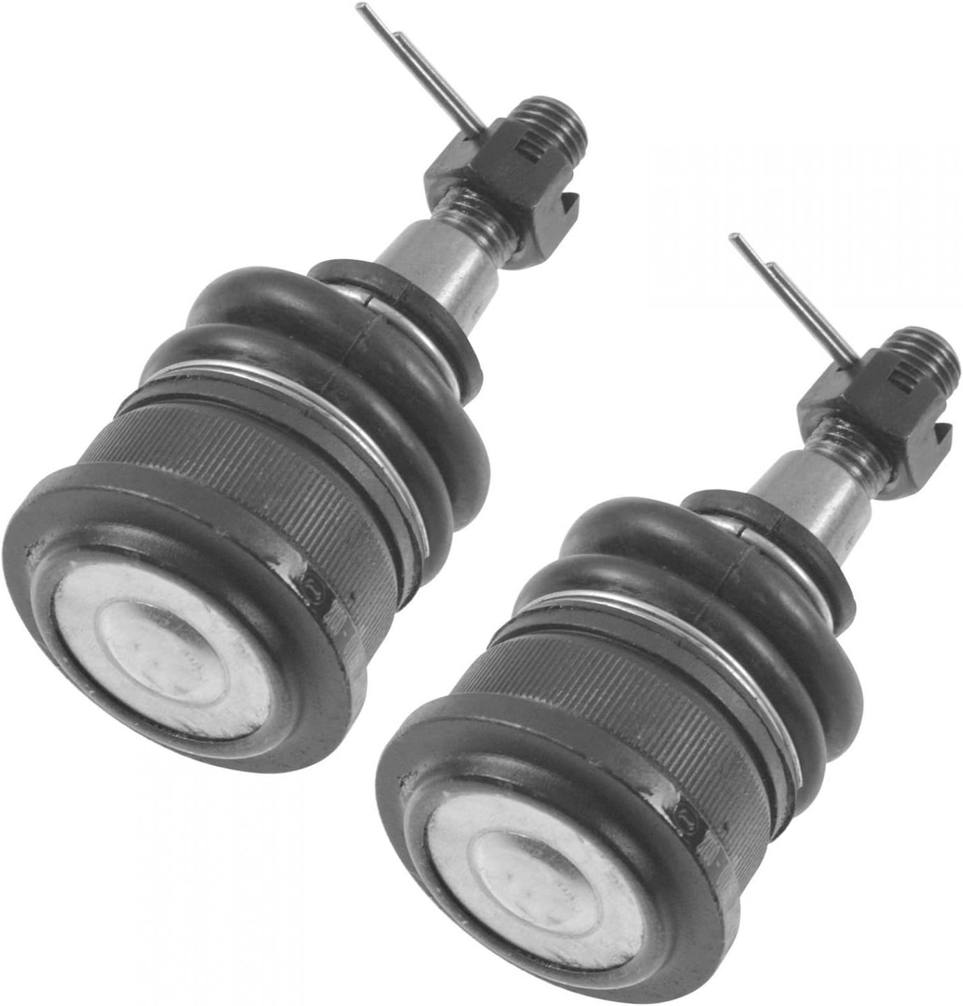 Front Upper and Lower Driver and Passenger Side Ball Joint Set Compatible with 2006-10 Jeep Commander 2005-10 Grand Cherokee