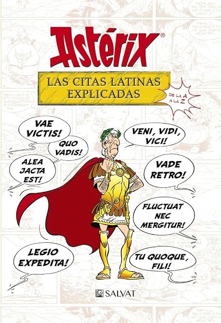 Portada de Astérix. Las citas latinas explicadas
