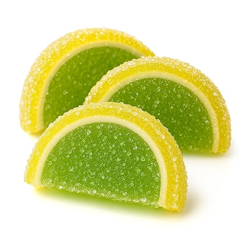 Miniatura 2 de NY SPICE SHOP Candy Key Lime - Candy Key Lime Candy - Rebanadas de frutas - Caramelo de gelatina - Frutas de gelatina - Caramelo de fruta - Gomitas