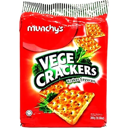 Munchys Vege Crackers 300gm