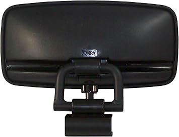 CIPA 01875 COMP Marine 7 x 14 Mirror with Square Bracket, black