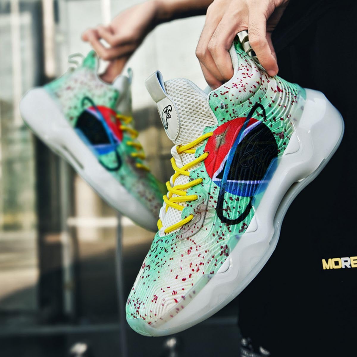 Scarpe da Basket Giovani Scarpe da Basket Ragazze Basketball Coach Comodo Alto Top Traspirante Scarpe Sportive per Gli Uomini E Le Donne Anti-Slip