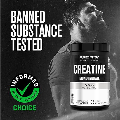 Miniatura 6 de Jacked Factory Nitrosurge Pre-entrenamiento en monohidrato de uva y creatina para hombres y mujeres