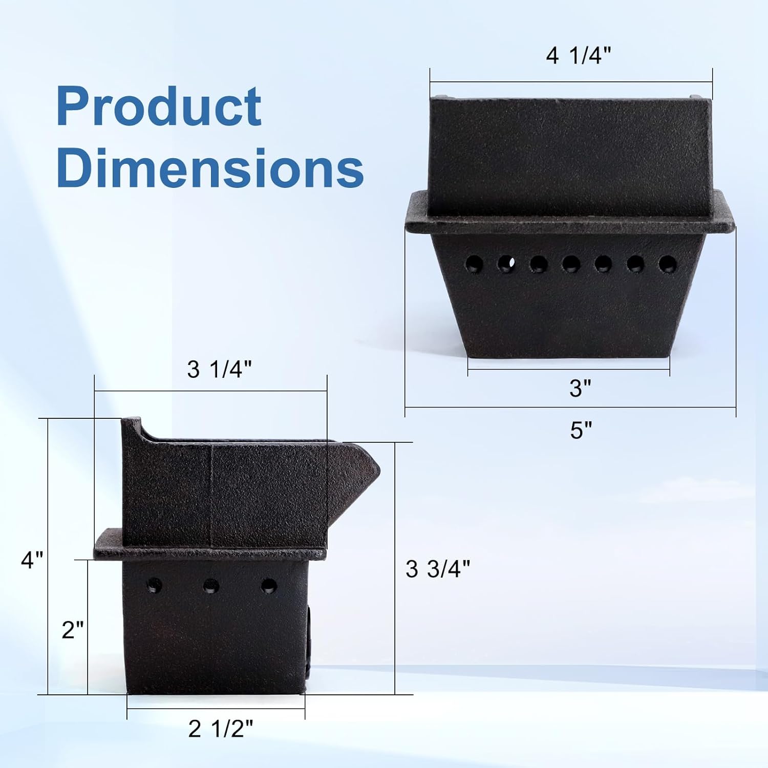 Criditpid HP50S-33 Cast Iron Pan Replacement for ComfortBilt hp41, HP50, HP50GC, HP55 Pellet Stoves.