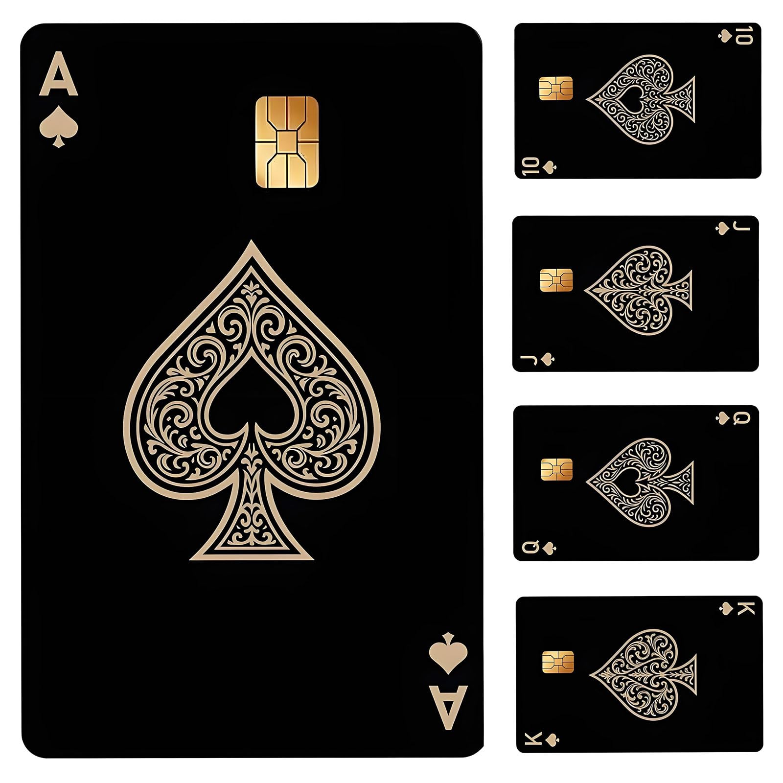 Autocollants pour cartes de crédit protégez et masquez vos numéros 5x