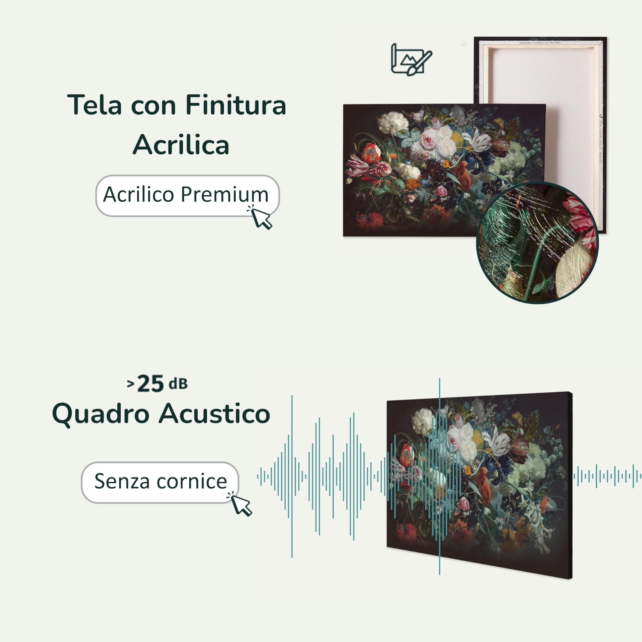 murando - Quadro Fonoassorbente Ultima Cena 100x50 cm 5 Pezzi - Canvas - Quadri Acustici Componibili XXL Grandi - Pannelli Fonoassorbenti Decorativi - Decorazione da Parete n-B-10025-b-a