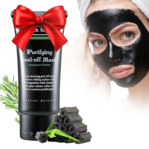 Removedor de puntos negros para la cara, máscara negra carbón, removedor de poros para limpieza profunda de nariz, removedor de puntos negros,