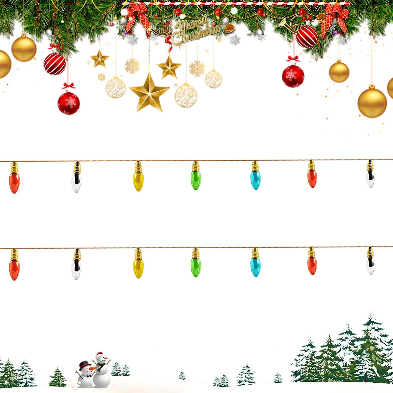 6 Mini Catene Luminose A LED Per Casa Delle Bambole - 0,5m Con Luci Colorate - Decorazione Natalizia In Miniatura Per Gnomi E Villaggi