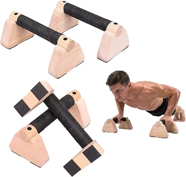 Non-Slip Push Up Boards, 2 Pcs 20cm Fitness Plates for Home Gym Strength Training