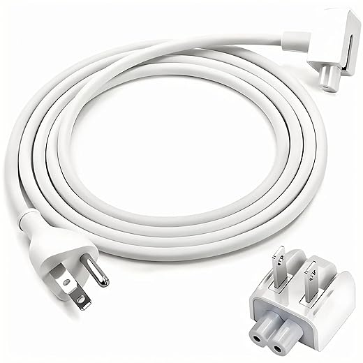 WESAPPINC Replacement Power Adapter Extension Cord Compatible for iBook MacBook Pro MacBook Power Adapters 45W, 60W, 61W, 85W and 87W