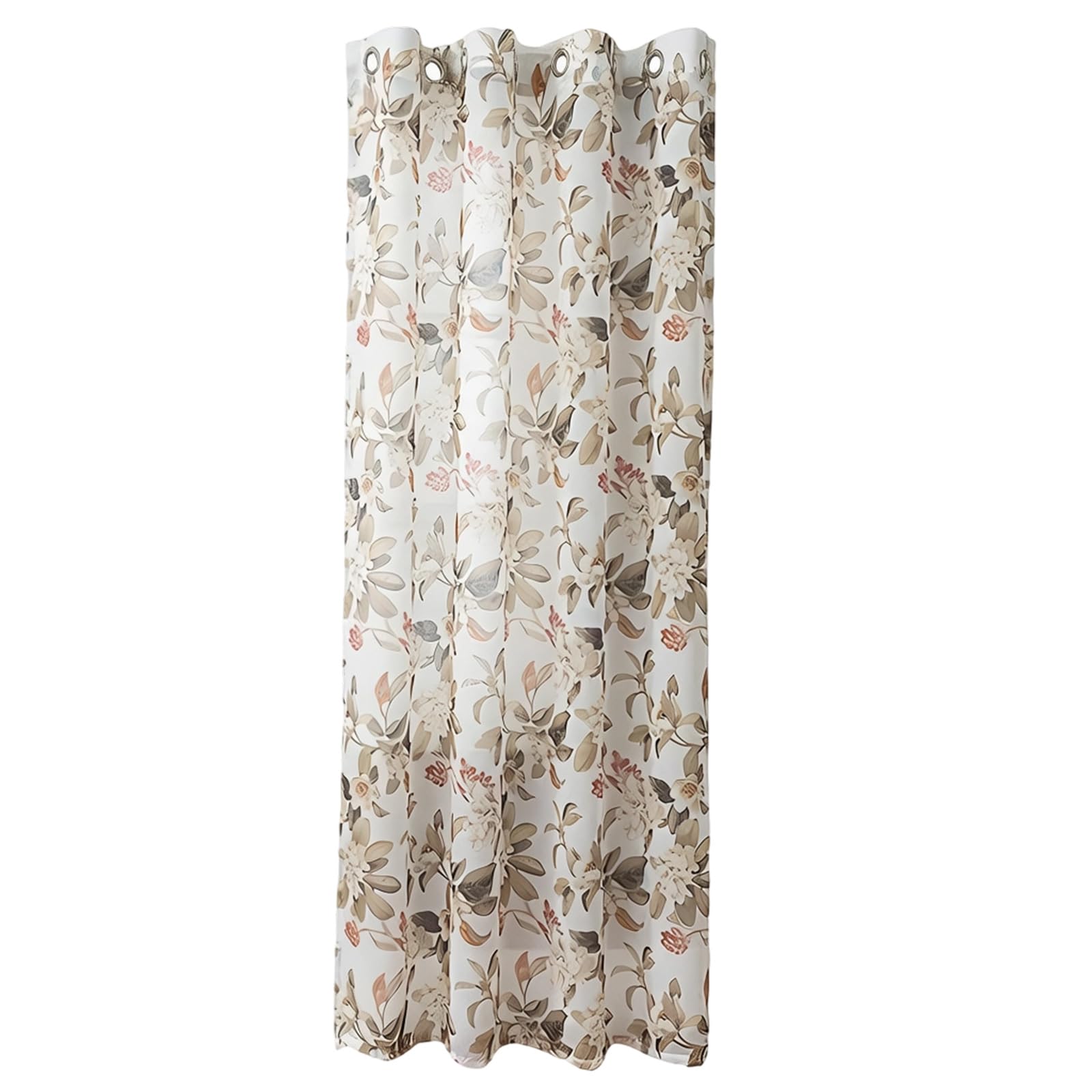 Elnwnnkc Multicolor Lovely Florals Print Sheer Curtain 140X200cm With Light Weight Polyester Materials Great For Nursery Dorm Or Apartment Flower Window Curtain