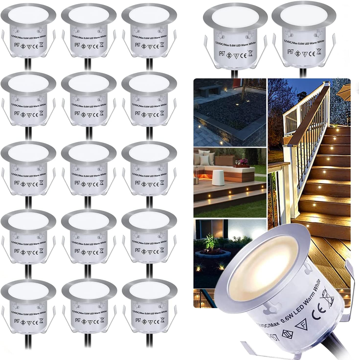 Hamulight LED inbouwspot Pals zwart voor wifi set van 6 bestellen