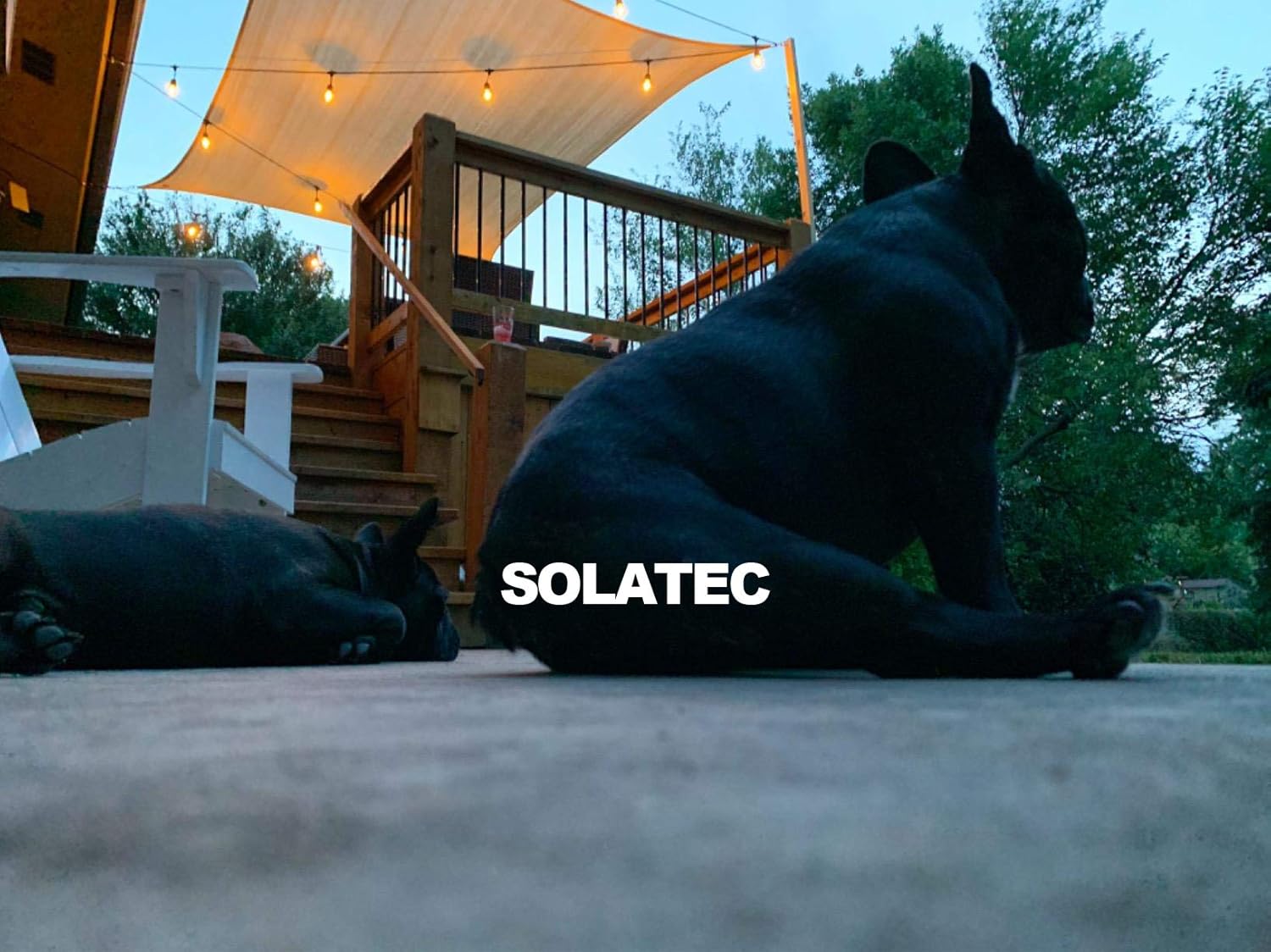 Solatec LED String Lights, Shatterproof 48FT 15 Hanging Sockets Commercial Grade Waterproof 2W Outdoor String Light Decor for Patio, Garden, Balcony, Deck S14 2W - 