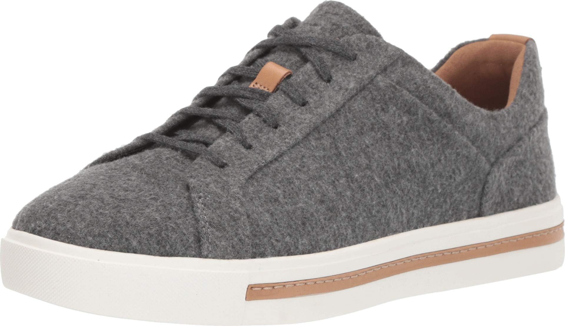 CLARKS Un Maui Lace Grey Textile 7.5