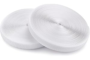 Non-Adhesive Double Sided Sew In Velcro Tape for Home, School, Office, Car, and DIY Crafting