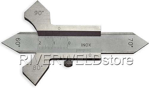 Miniatura 7 de RIVERWELD Indicador de soldadura de lectura digital Prueba de soldadura Ulnar 4 Ángulo de visualización en el cuerpo 60 , 70 , 80 , 90  Lectura