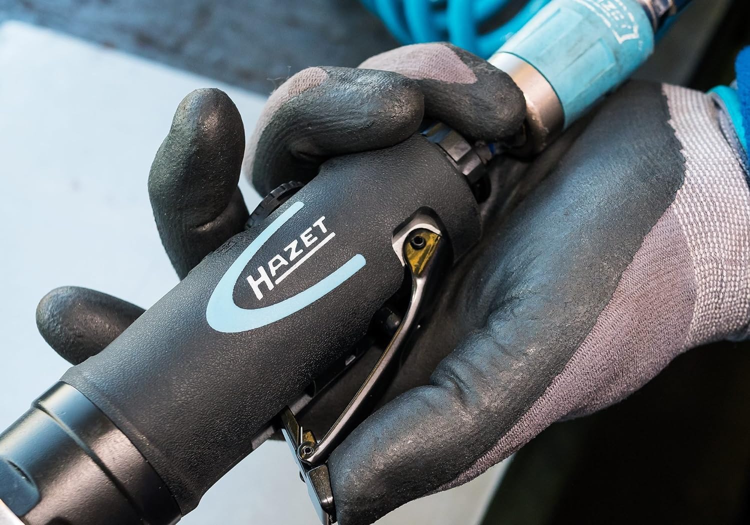 HAZET Blechschere 9036N-5 I Hochleistungsklinge für maximale Schneidleistungen: Stahl 1,2 mm / Alu 1,6 mm I für hochpräzises Schneiden von allen Alu- und Stahlblechen