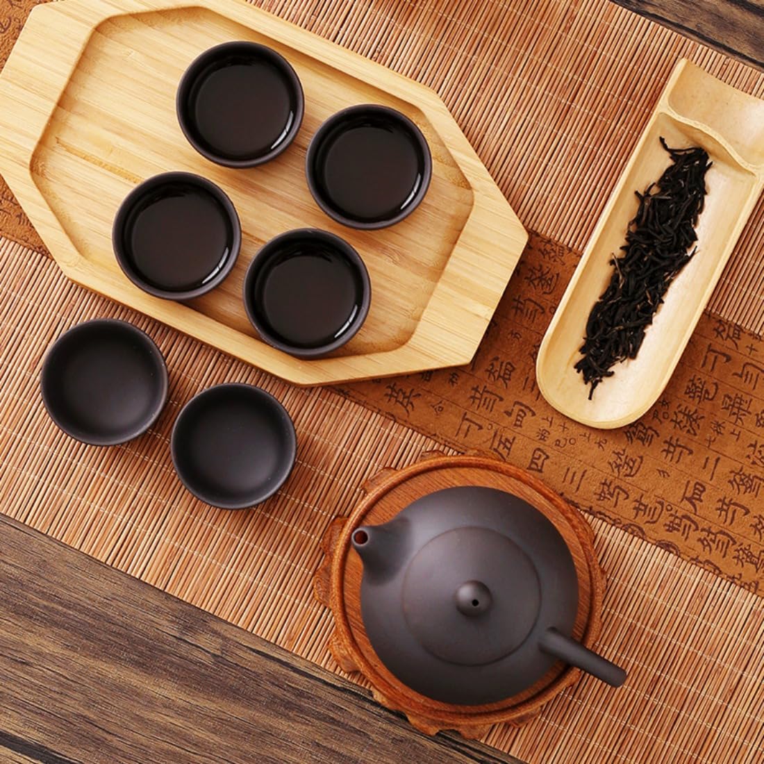 Amazon | Sprouor朱泥カンフー茶器セットポット茶行茶器 急須 茶壺