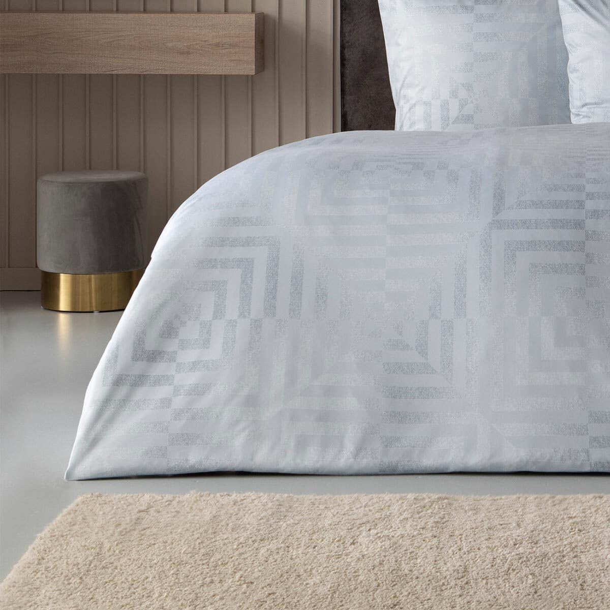 ESTELLA Mako Interlock Jersey – Biancheria Da Letto In Cotone Egiziano, 1 Copripiumino 155x220 + Federa 80x80, Marie - 2