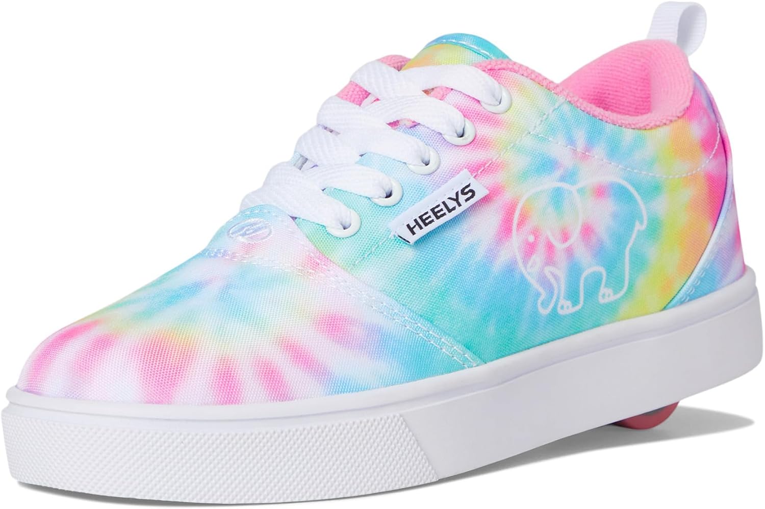 HEELYS Youth Girls Pro 20 Prints Ivory Ella Wheels Skate Sneaker Shoes
