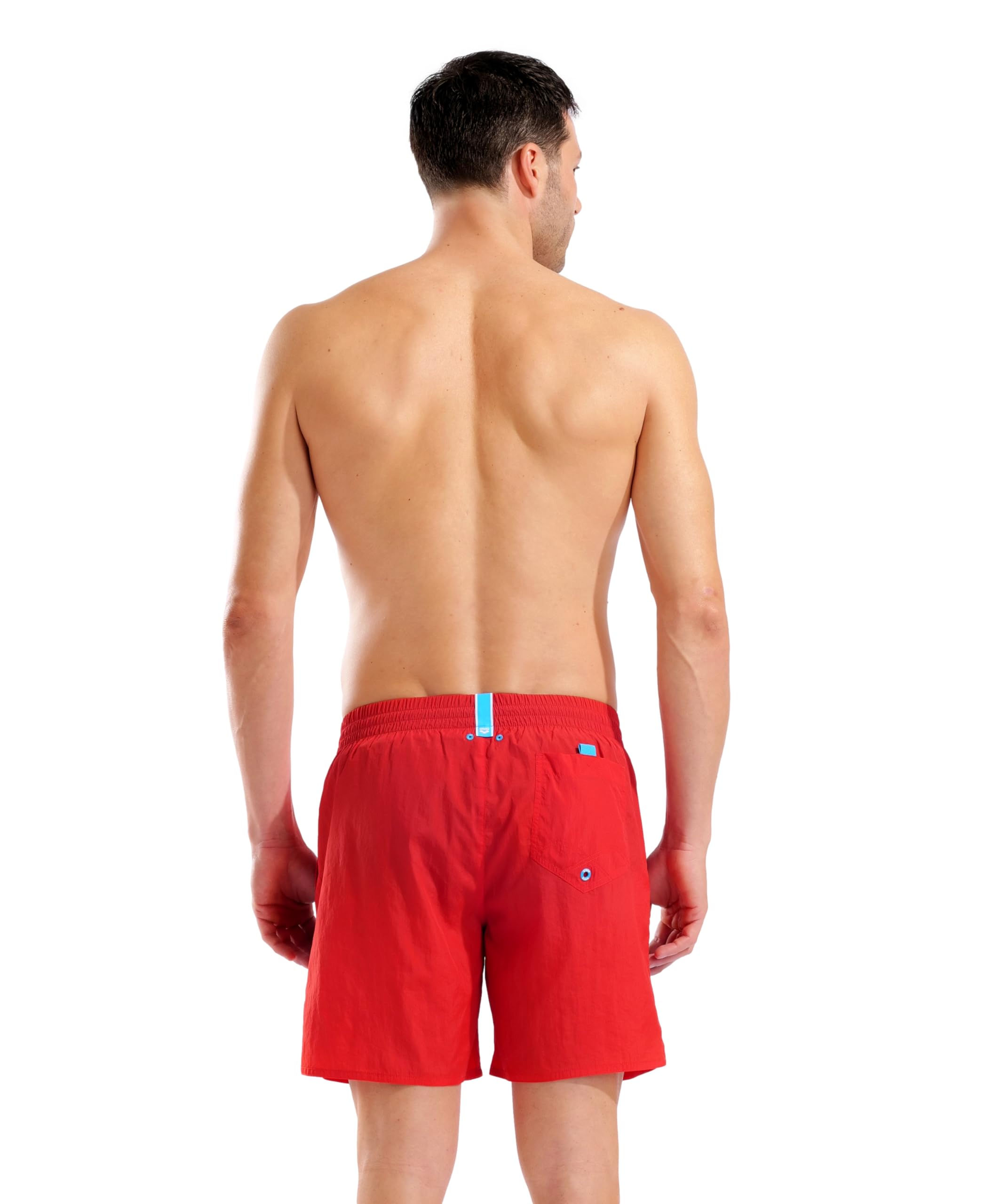 ARENA Men's Beach Boxer Solid, Color 400-RED, Size XL 400 - Red X-Large