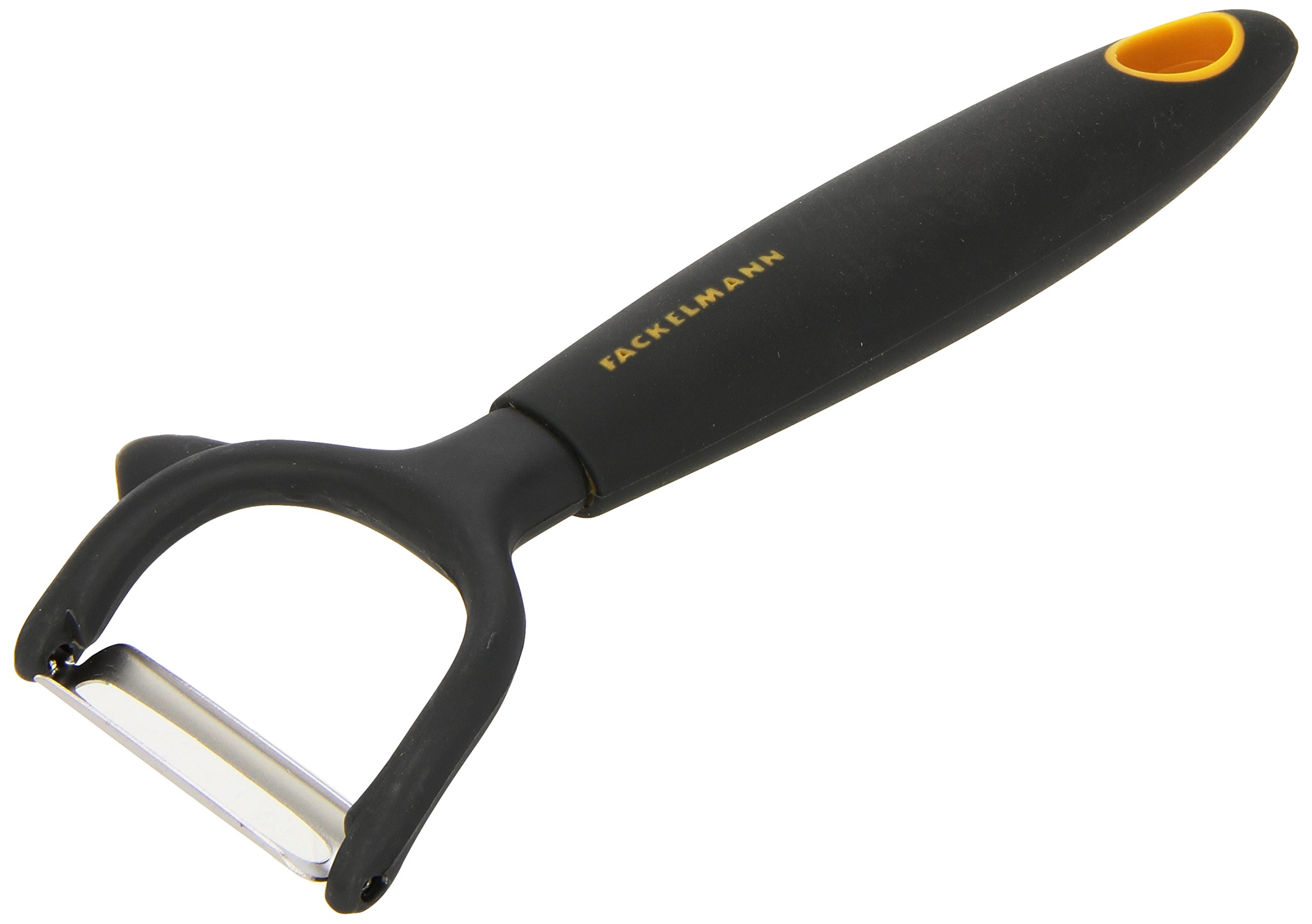 Pelapatate A Pendolo FACKELMANN SENSE 18 Cm In Acciaio Inox Con Manico Ergonomico Soft Touch, Argento/nero, Lavabile In Lavastoviglie - 2