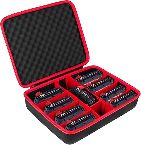 Miniatura 7 de Funda rígida para batería y cargador Milwaukee M18 de 18 V + herramienta de órbita 2626-20 M18 18V 18,000 OPM