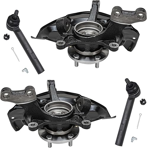 Miniatura 25 de Detroit Axle - Nudillo de dirección delantero derecho de 2.0L para Kia Optima 2011, nudillo de dirección del lado del pasajero y reemplazo