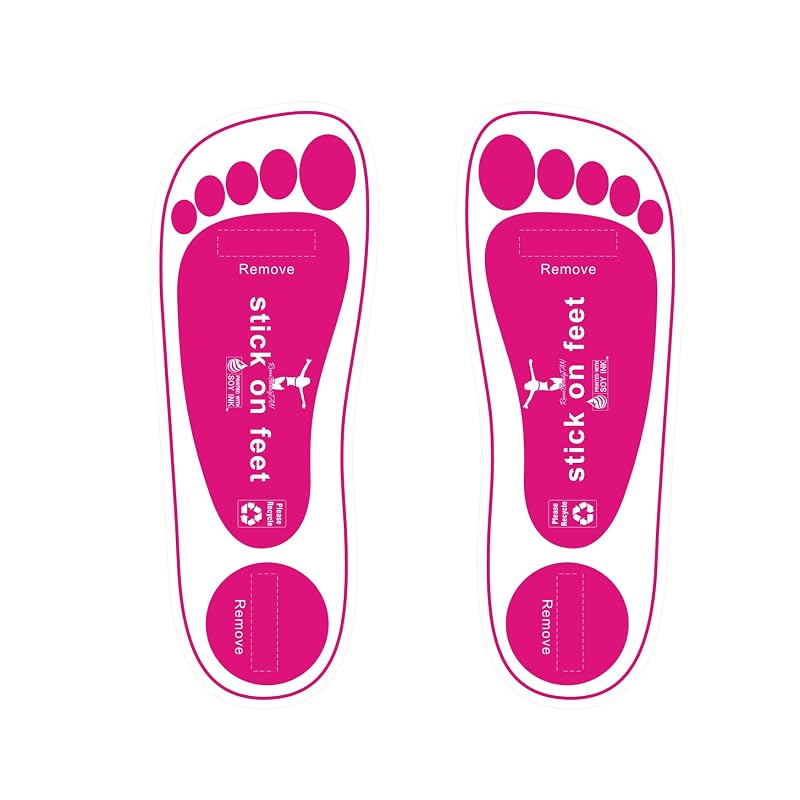 Protetores adesivos descartáveis para os pés STICKONFEET para bronzeamento a jato, 25 pares