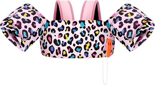 Miniatura 13 de HeySplash Chaleco de natación para niños pequeños, flotadores para niños de 22 a 44 libras/22 a 55 libras, chaqueta de natación para niños con