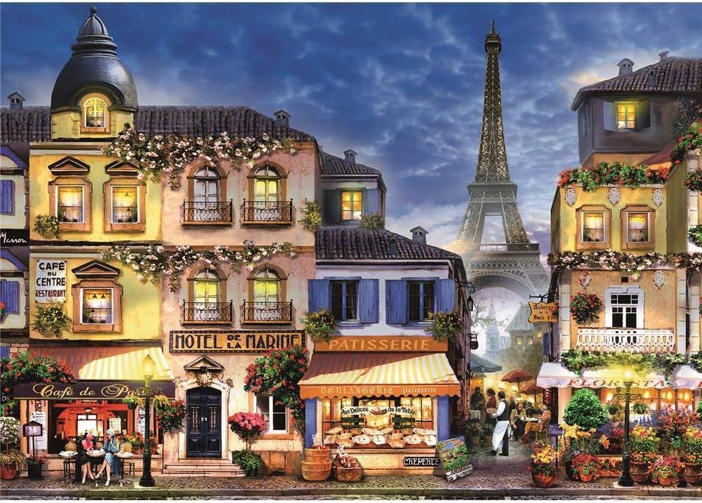 Ravensburger Pretty Paris Large Format 300 Piece Jigsaw Puzzle for Adults – Every Piece is Unique, Softclick Technology Means Pieces Fit Together Perfectly