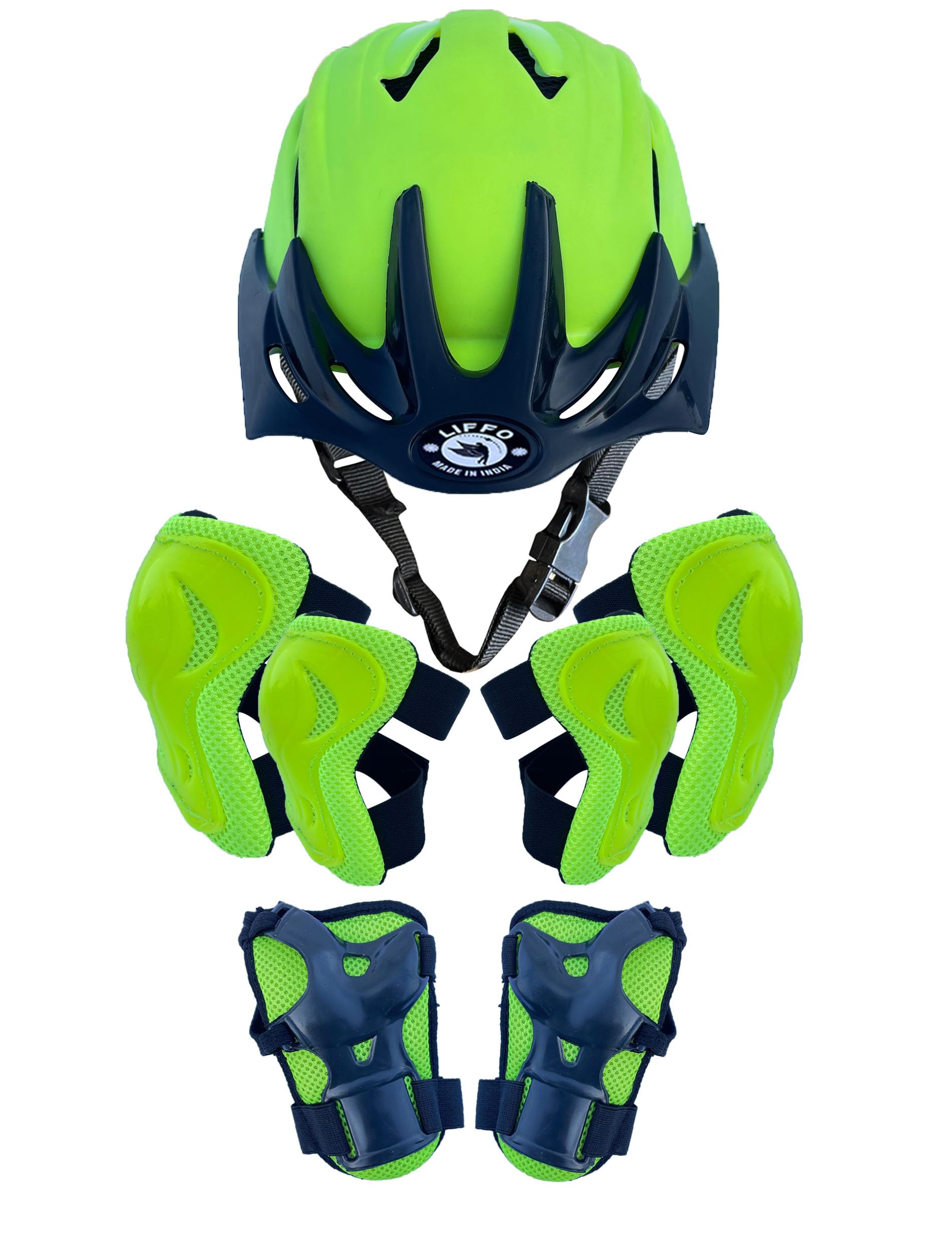 Liffo® Protective Set Guard Protection kit for Skating, Cycling & Skateboarding for Kids Age 6-15 Years with Knee, Elbow and Wrist Guards (Green) (S) (B0CZ8MVC32) Amazon Price History, Amazon Price Tracker
